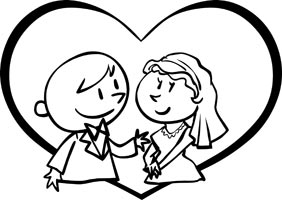 Marriage Cat Clipart