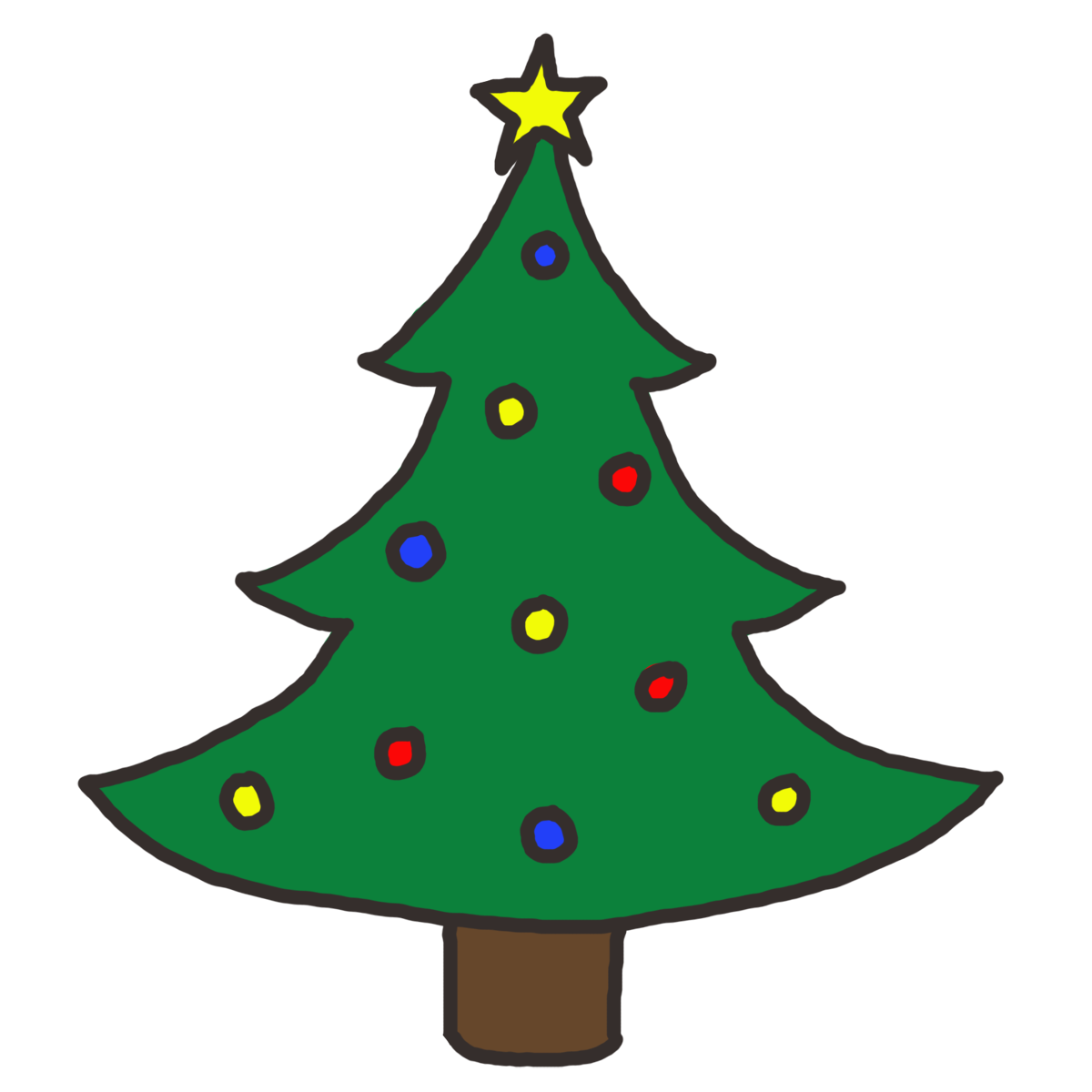 Wire xmas tree clipart transparent - ClipartFox