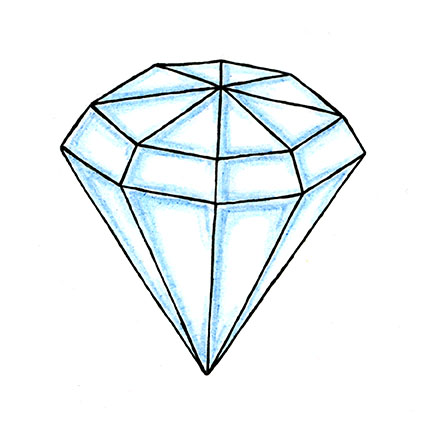 Diamond Drawing - ClipArt Best