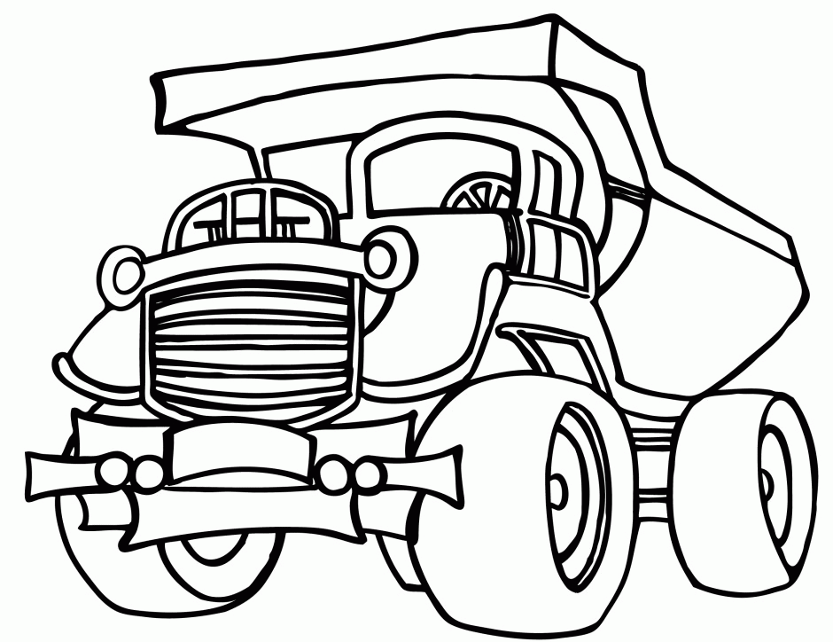 Garbage Truck Coloring Page - AZ Coloring Pages