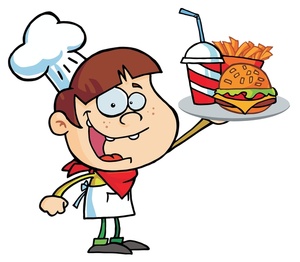 Fast food order clipart