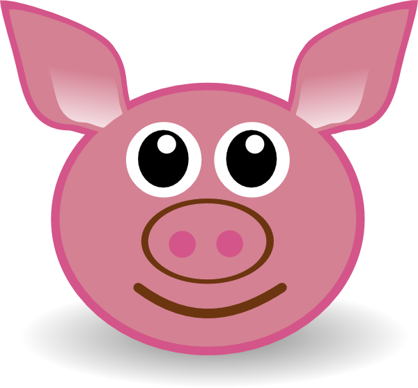 Pig Face Clipart