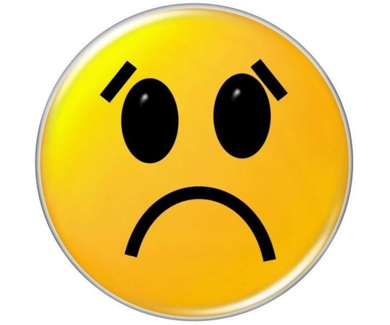 Clipart disappointed face