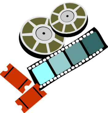 Movie Reel Gif Clipart - Free to use Clip Art Resource