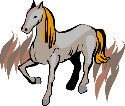 Classic Horse Cartoon Horse Clip Art prance2 « « Classic Horse