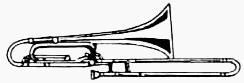 Trombone Links and Articles: Clipart (