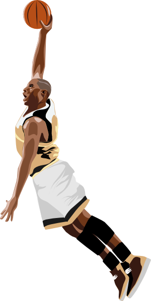 Basketball Slamdunk Clip Art - vector clip art online ...