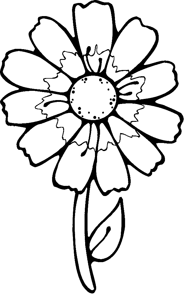 Flower Coloring Printable - KidsColoringSource.