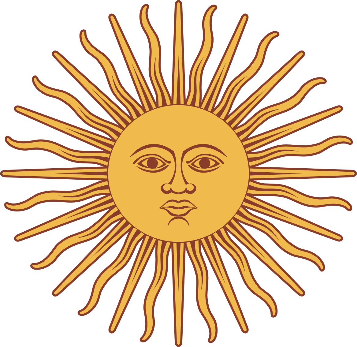 Argentina Flag Sun