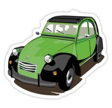 2CV" Stickers by Lara Allport | Redbubble