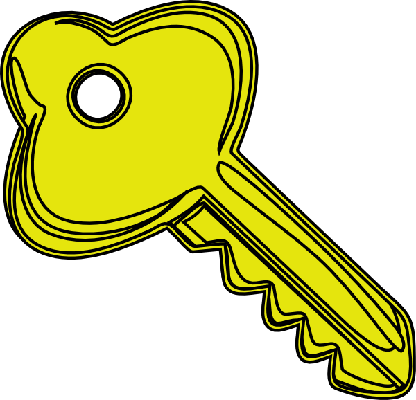 Door Key Clipart