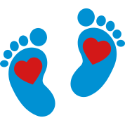 Footprint With Heart - ClipArt Best