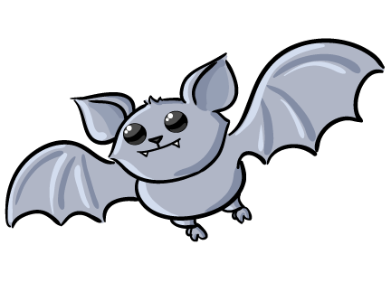 Free Cute Bat Clip Art
