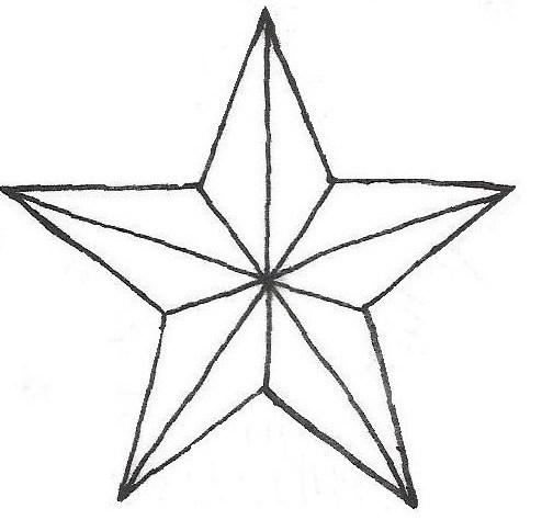 Star Tattoo Design Outline - Best Home Decorating Ideas