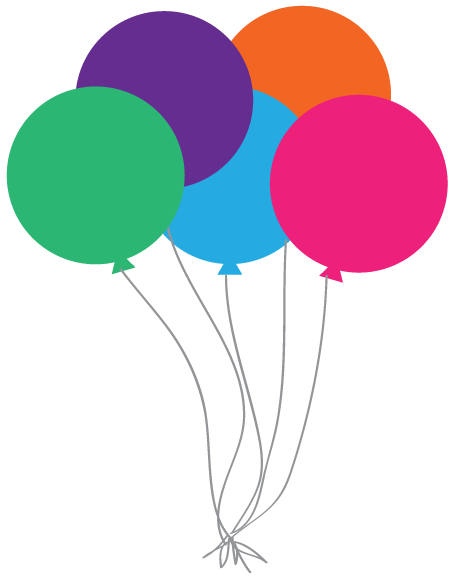 Birthday Balloons Transparent - ClipArt Best