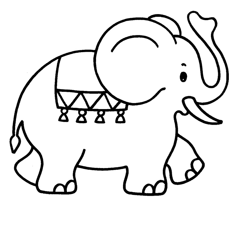 Coloriage Elephant - Les beaux dessins de Animaux Ã  imprimer et ...