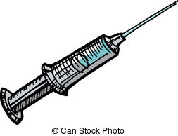 Cartoon syringe clipart