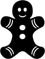 Gingerbread man, Art and Clip art