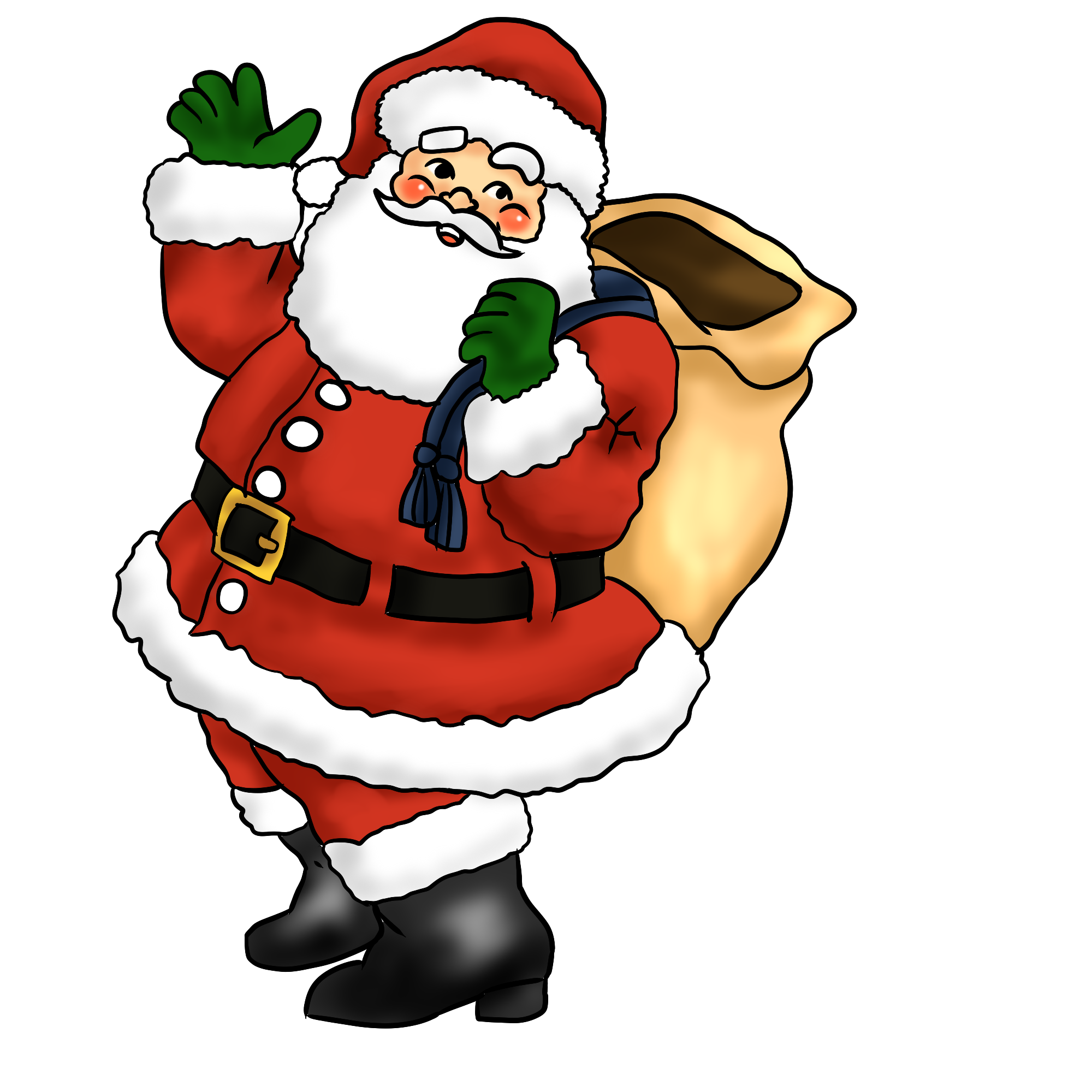 Images of father christmas clipart - ClipartFox