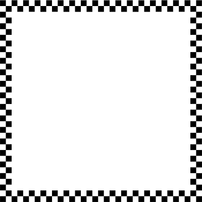 Checkered border clip art