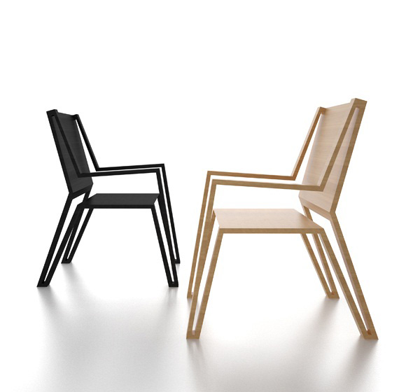 Outline Chair by Michael Samoriz