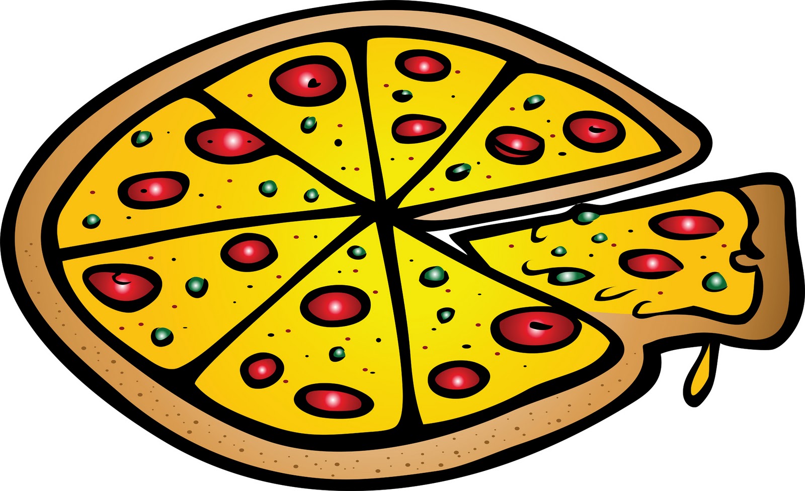 Clip art of pizza