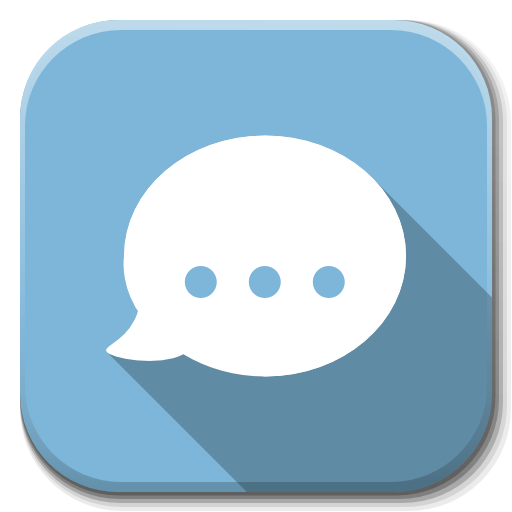 Apps chat Icon | Flatwoken Iconset | alecive