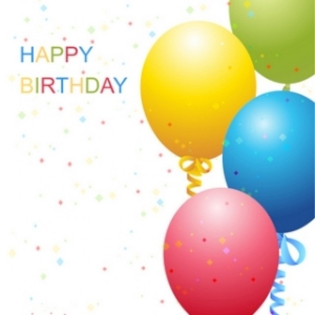 Birthday party card illustrator | Download free Vector