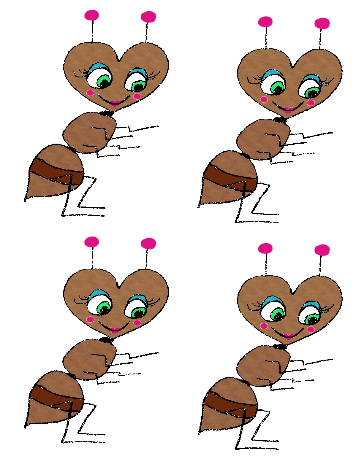 Christian Images In My Treasure Box: Home Drawn Ant Clipart