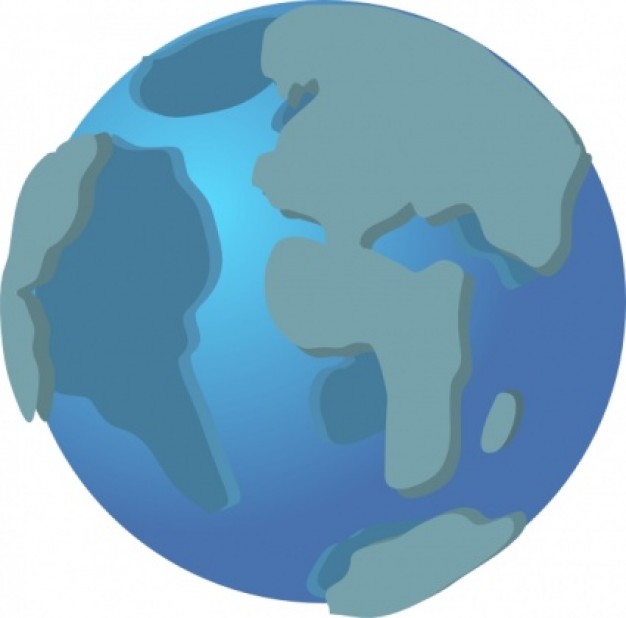 World Wide Web Globe Earth Icon clip art | Download free Vector