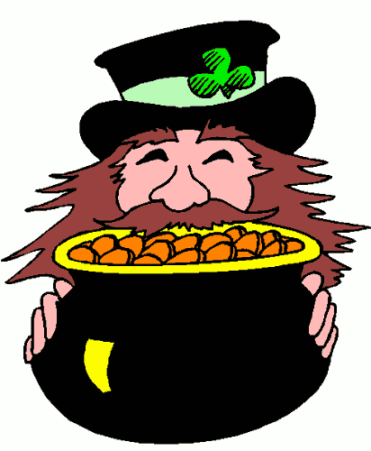 Free Pot of Gold Clipart - Public Domain Holiday/StPatrick clip ...