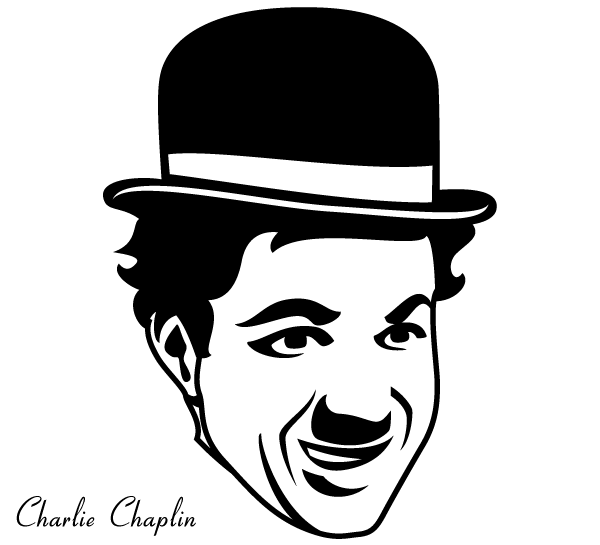 Charlie Chaplin Vector Image Free | 123Freevectors