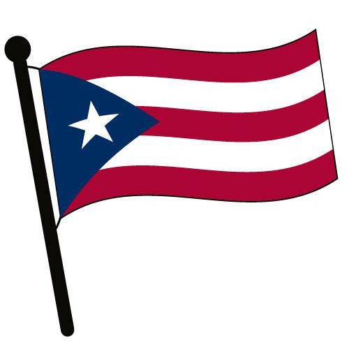 Puerto Rico Waving Flag Clip Art - American Flag Pictures ...