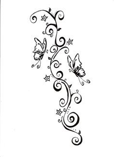 Swirl Tattoo | Vine Tattoos, Tattoo Outline Drawing and …