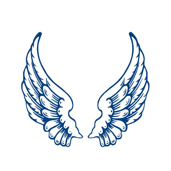Angel Wing Templates Printable ClipArt Best