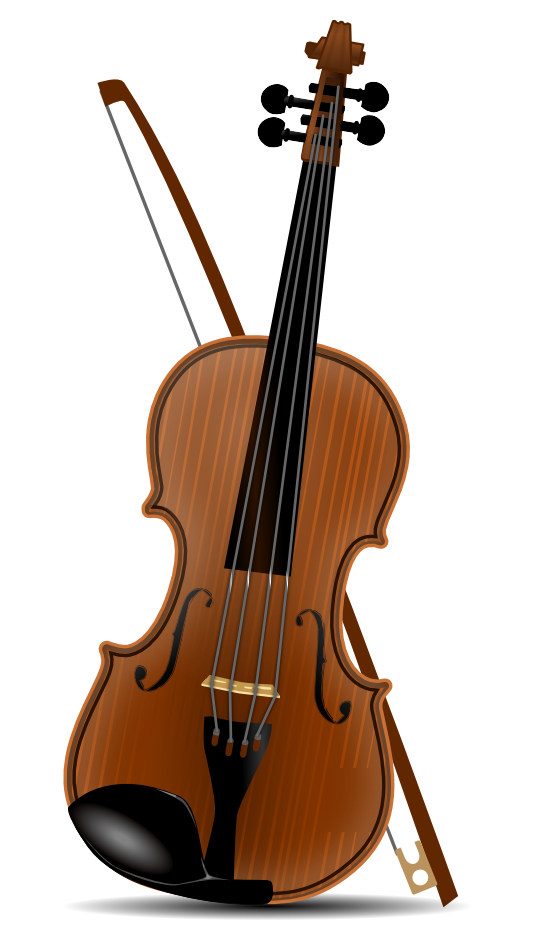 Violin Clipart Black And White - Free Clipart Images