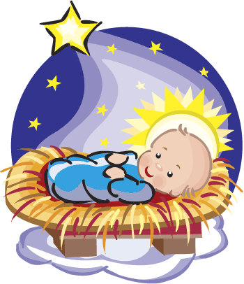 Baby Jesus Birth Clipart