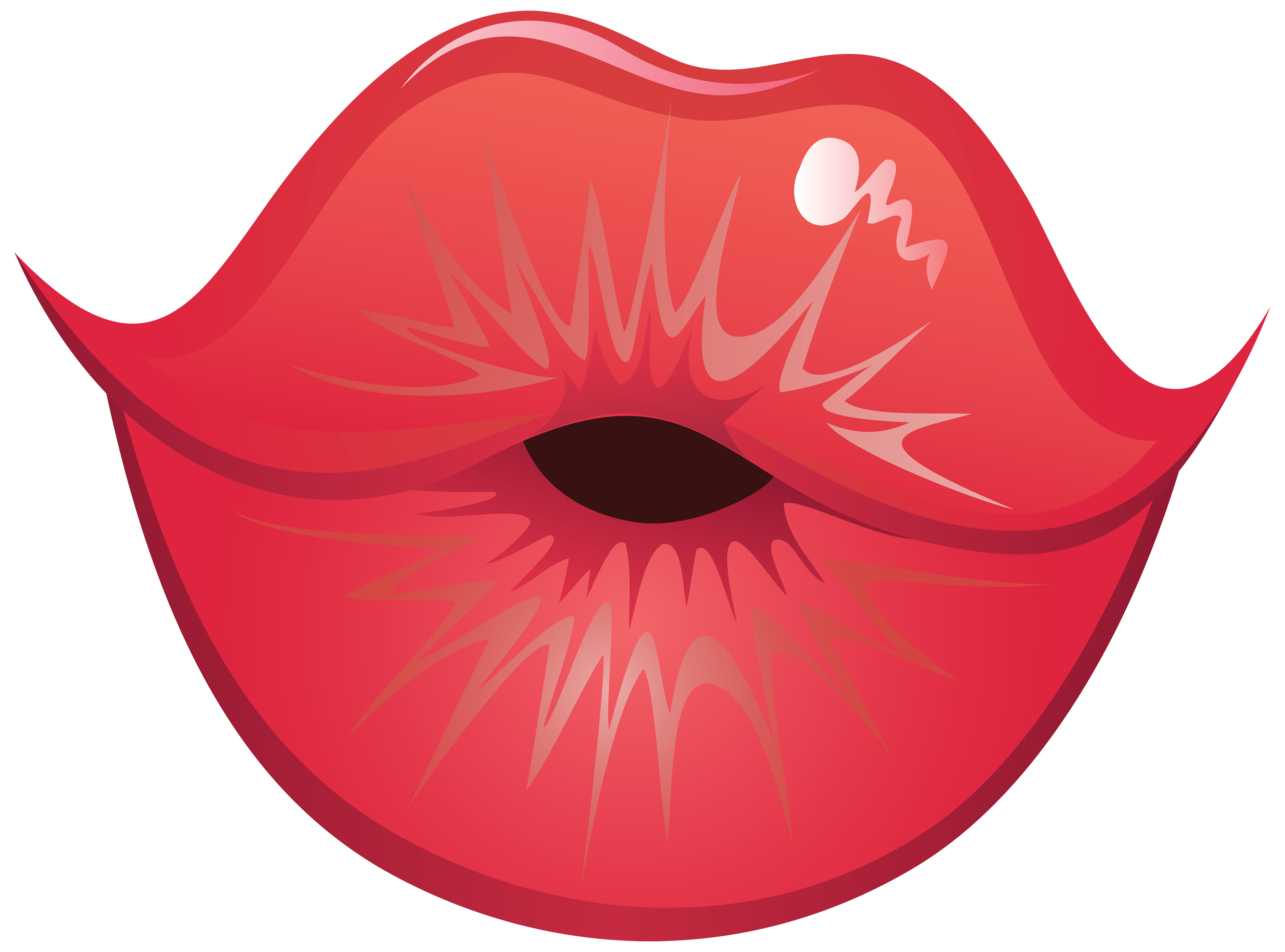 Kissing Lips Clipart - Tumundografico