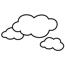 Cloud Coloring Pages - Free Printables - MomJunction