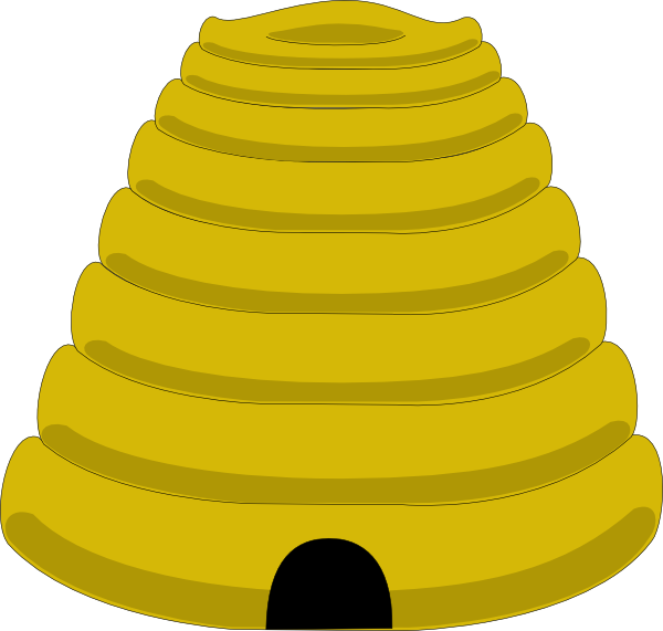 Bee Hive Clip Art Vector Online Royalty Free And Public
