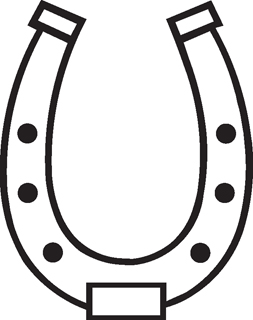 Horseshoe Template Clipart