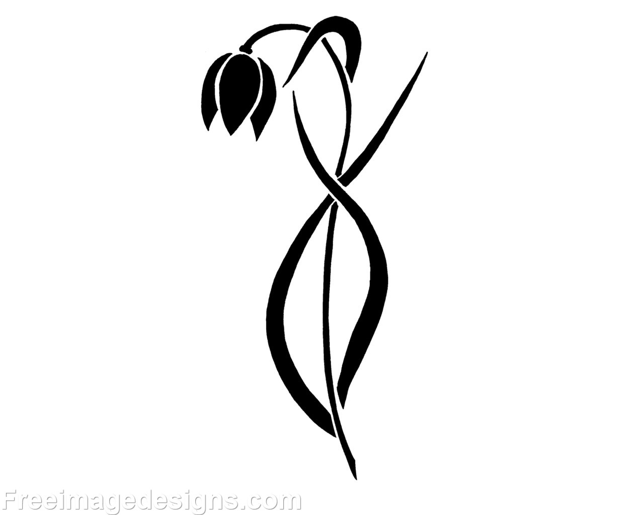 Tribal Tulip Flower Image Design Download Free Image Tattoo ...