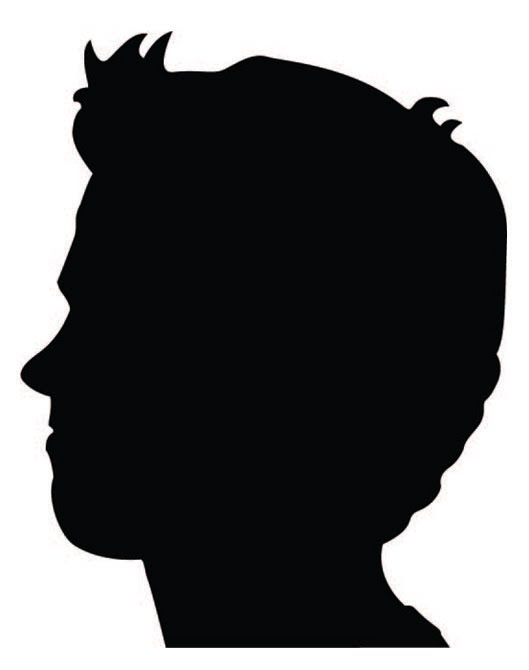 Man Profile Silhouette Clipart