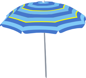 Free clip art beach umbrella