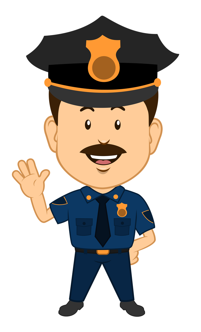 Cartoon police officer clipart