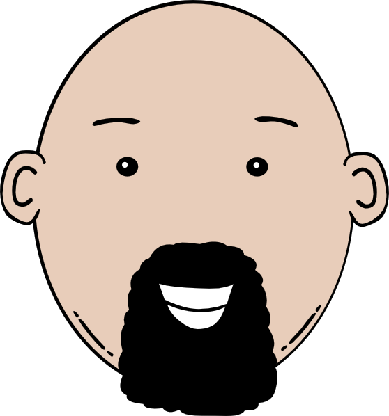 Clip Art Guy With Beard Clipart