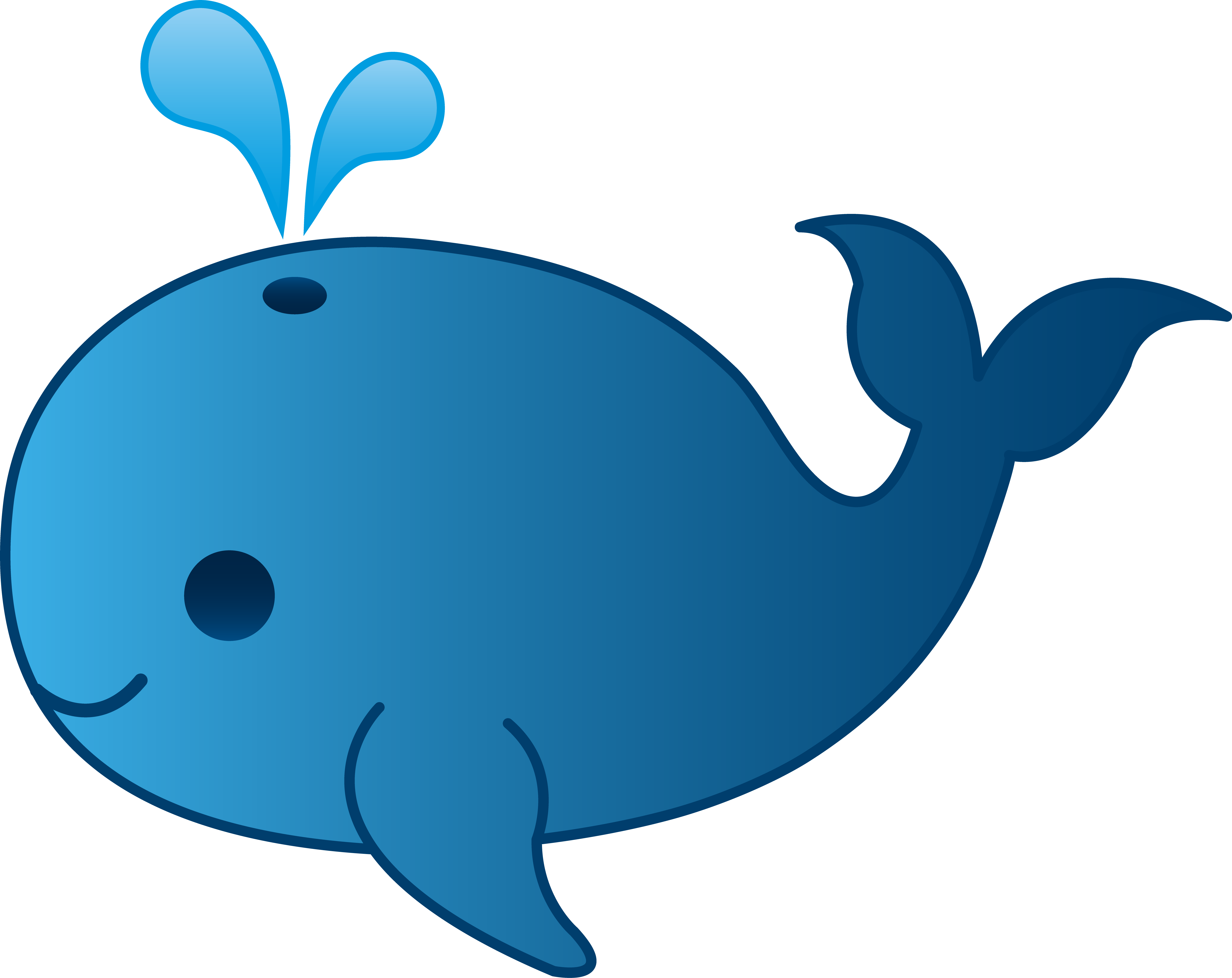 Cute Whale Wallpaper