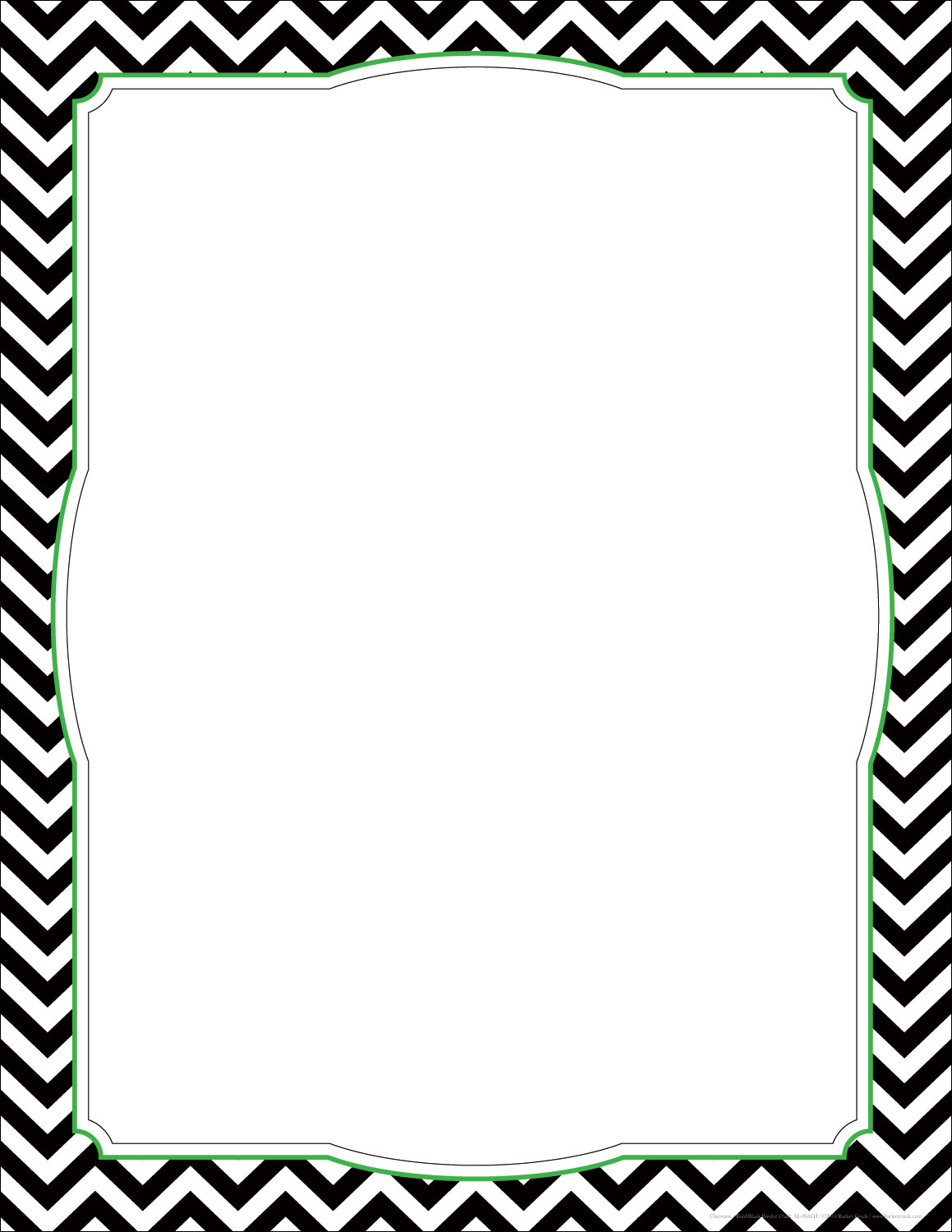 Chevron - Black Border Chart - Barker Creek