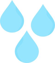 Raindrops clipart