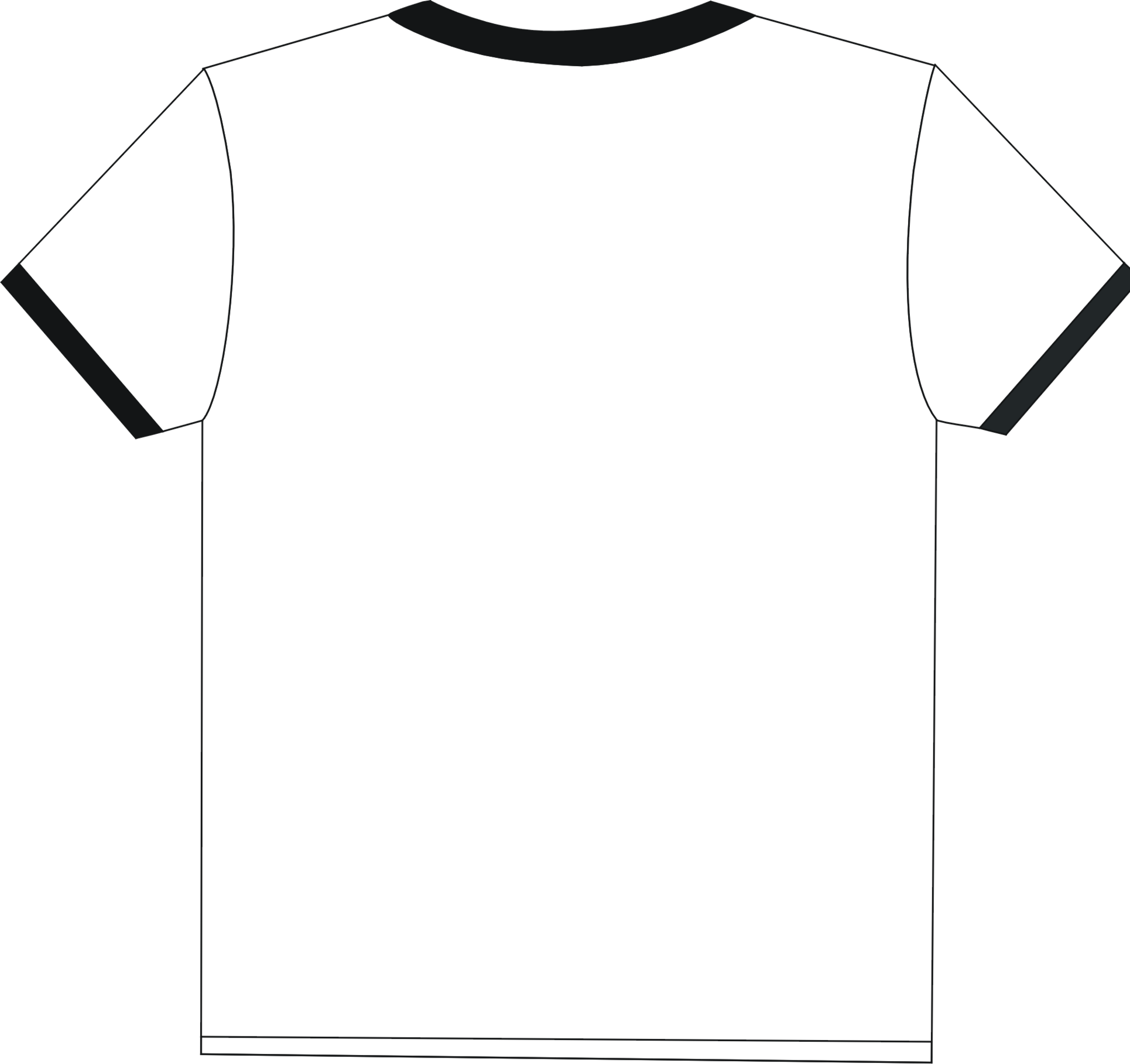 plain white t shirt clip art